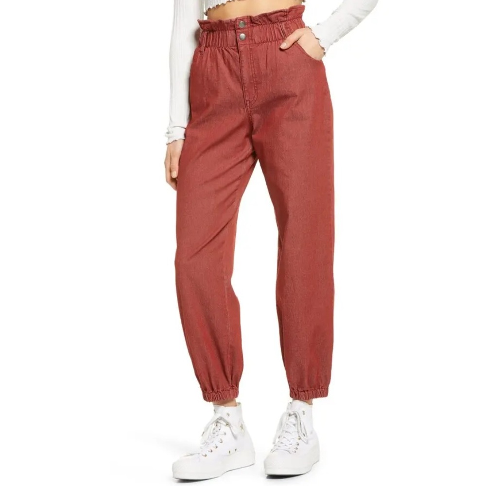 BP Paperbag waist joggers XS